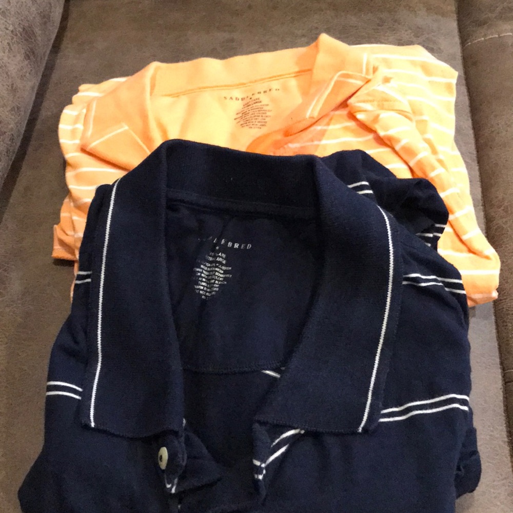 Men saddlebred shirt sleeve polo shirt